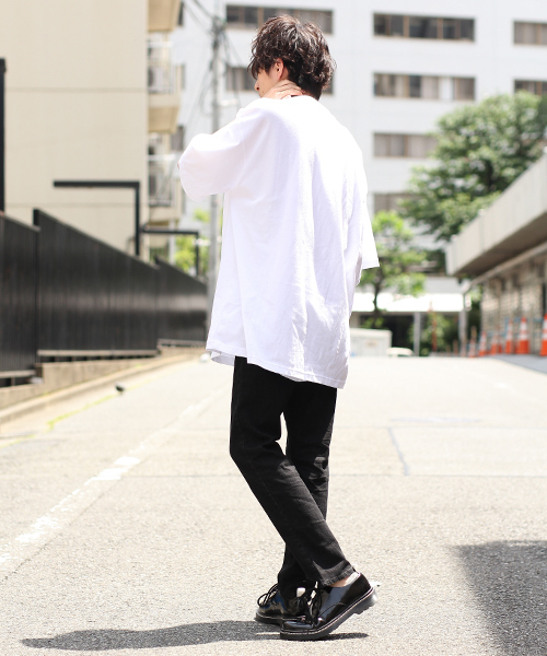 kutir（クティール）の「SUPER BIG TEE / スーパービッグTシャツ（Tシャツ/カットソー・メンズ・ホワイト/ブラック/オレンジ/イエロー・MEDIUM/LARGE）」の11枚目の写真