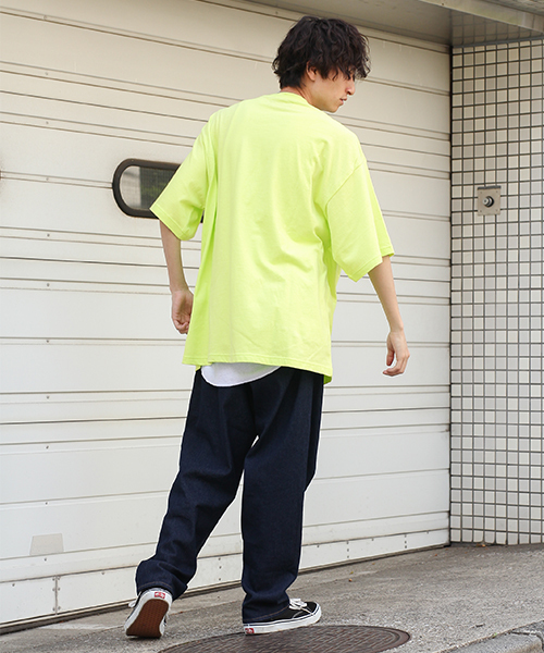 kutir（クティール）の「SUPER BIG TEE / スーパービッグTシャツ（Tシャツ/カットソー・メンズ・ホワイト/ブラック/オレンジ/イエロー・MEDIUM/LARGE）」の16枚目の写真