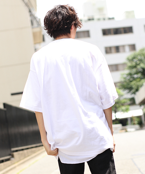 kutir（クティール）の「SUPER BIG TEE / スーパービッグTシャツ（Tシャツ/カットソー・メンズ・ホワイト/ブラック/オレンジ/イエロー・MEDIUM/LARGE）」の19枚目の写真