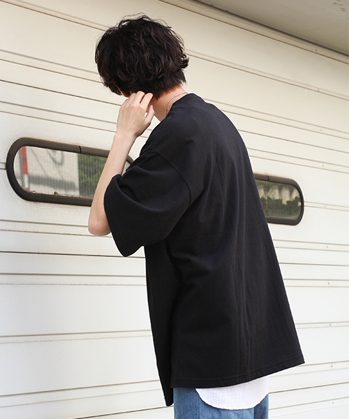 kutir（クティール）の「SUPER BIG TEE / スーパービッグTシャツ（Tシャツ/カットソー・メンズ・ホワイト/ブラック/オレンジ/イエロー・MEDIUM/LARGE）」の21枚目の写真