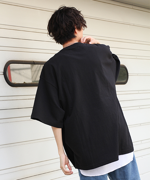 kutir（クティール）の「SUPER BIG TEE / スーパービッグTシャツ（Tシャツ/カットソー・メンズ・ホワイト/ブラック/オレンジ/イエロー・MEDIUM/LARGE）」の22枚目の写真