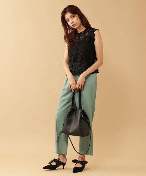 FREE'S MART（フリーズマート）の「◆トリミングレースブラウス（シャツ/ブラウス・レディース・ホワイト/ブラック/ブラウン・FREE）」の12枚目の写真