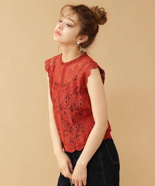 FREE'S MART（フリーズマート）の「◆トリミングレースブラウス（シャツ/ブラウス・レディース・ホワイト/ブラック/ブラウン・FREE）」の15枚目の写真