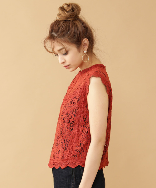 FREE'S MART（フリーズマート）の「◆トリミングレースブラウス（シャツ/ブラウス・レディース・ホワイト/ブラック/ブラウン・FREE）」の20枚目の写真