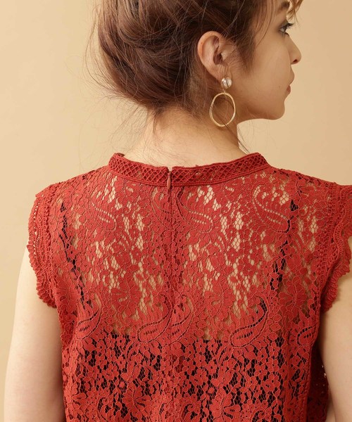 FREE'S MART（フリーズマート）の「◆トリミングレースブラウス（シャツ/ブラウス・レディース・ホワイト/ブラック/ブラウン・FREE）」の22枚目の写真