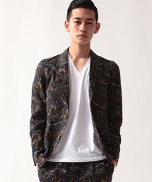 MONKEY TIME | MT∴ ペイズリー 3ボタン ブレザー（LB）◆§(テーラードジャケット)