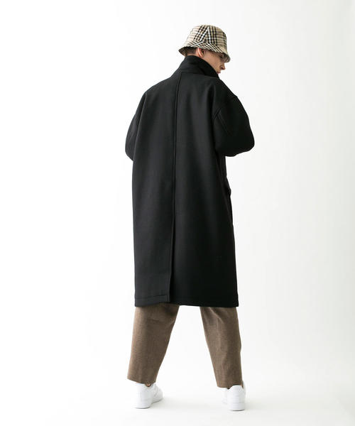 MONKEY TIME(モンキータイム)の「<monkey time> KRZ MELTON OVER COAT/オーバーコート ◆(チェスターコート・メンズ・ブラック/ネイビー/ベージュ・LARGE/MEDIUM/SMALL/X-LARGE)」の14枚目の写真