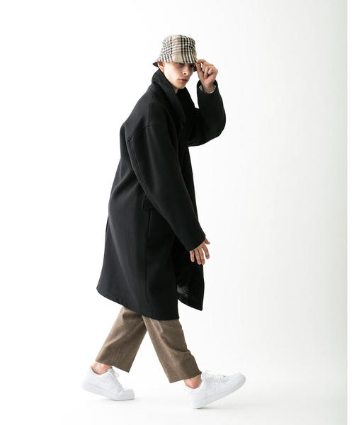 （新品、タグ付）＜monkey time＞ オーバーコート MONKEY TIME（モンキータイム）の「＜monkey time＞ KRZ MELTON