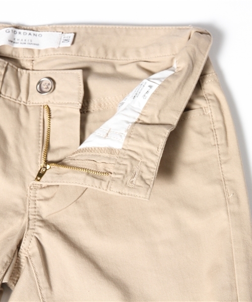 GIORDANO（ジョルダーノ）の「ローライズスリムテーパードチノ（チノパンツ・レディース・ダークベージュ/カーキ/グレー/ブラック/ブラウン・24inch/25inch/26inch/27inch/28inch/29inch/30inch/32inch）」の12枚目の写真