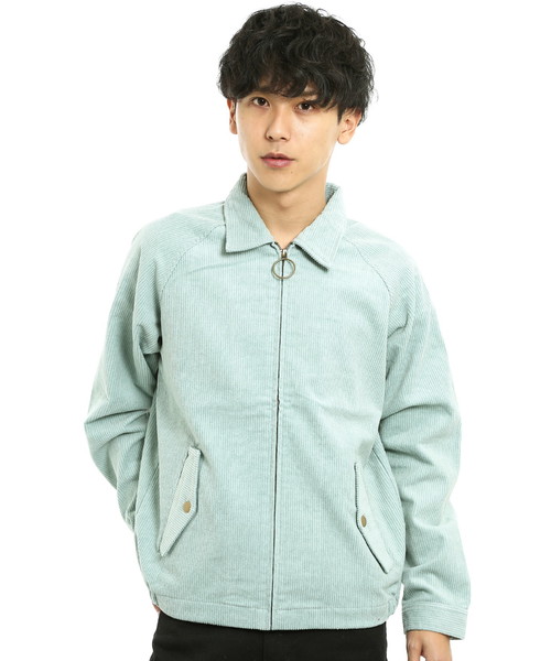 improves(インプローブス)の「太畝コーデュロイスイングトップ(デニムジャケット)」|ミント