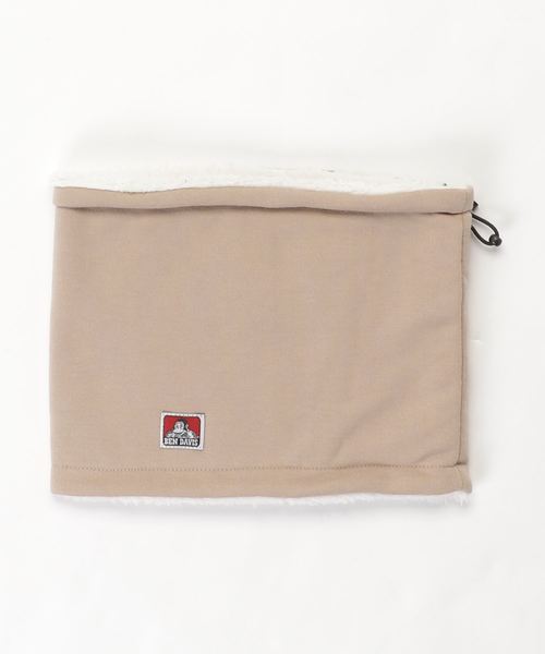 BEN DAVIS（ベンデイビス）の「BEN DAVIS NECK WARMER/ベンデイビス　ネックウォーマー（ネックウォーマー/スヌード・メンズ・ブラック/ヘザーグレー/ヘザーチャコール/ベージュ・FREE）」の4枚目の写真