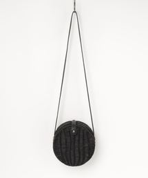 INTERPLANET | ラタンラウンドポシェット(ショルダーバッグ)