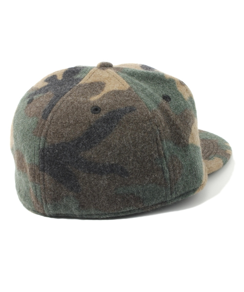 BEAMS（ビームス）の「□BEAMS / SLメルトンFLAT CAP（キャップ・メンズ・グレー/ネイビー/その他1・ONE SIZE）」の5枚目の写真