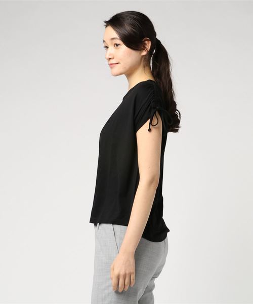 IGNIO(イグニオ)の「ドロストデザインTシャツ(半袖)(Tシャツ/カットソー・レディース・ブラック/トップグレー/グリーン・LL/M/L/S)」の4枚目の写真