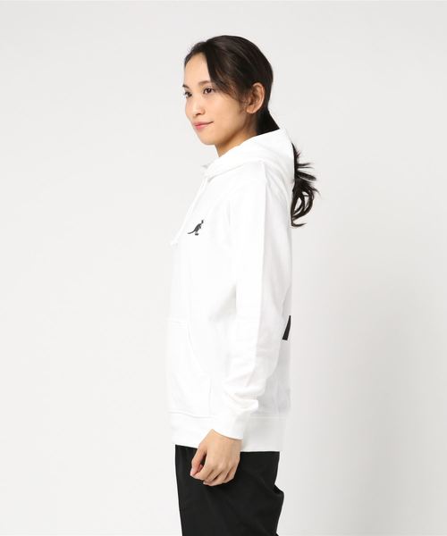 KANGOL（カンゴール）の「【KANGOL】カンゴール 裏毛フーディー（パーカー・レディース・ブラック/オフホワイト・LL/M/L）」の3枚目の写真