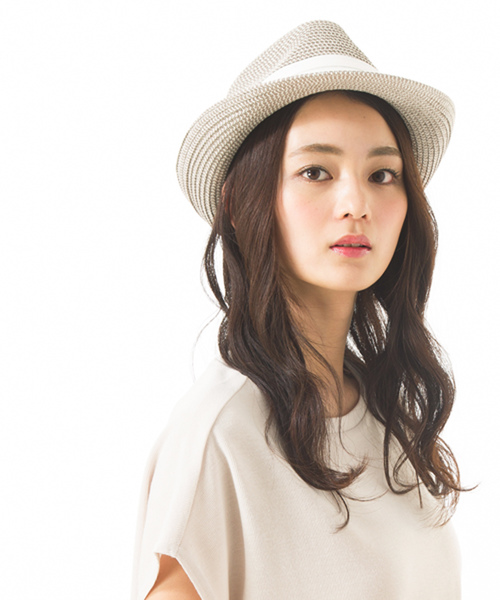 QUEENHEAD（クイーンヘッド）の「折り畳めるストロートハット（ハット・レディース・ライトブルー/ブラック/ブラウン/カーキ/グレー系その他/ナチュラル/グリーン系その他/サーモンピンク/グレー系その他2・X-LARGE/XX-LARGE/FREE）」の19枚目の写真