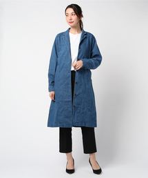 THE MORNING AFTER | スラブデニムガウンコート(ステンカラーコート)