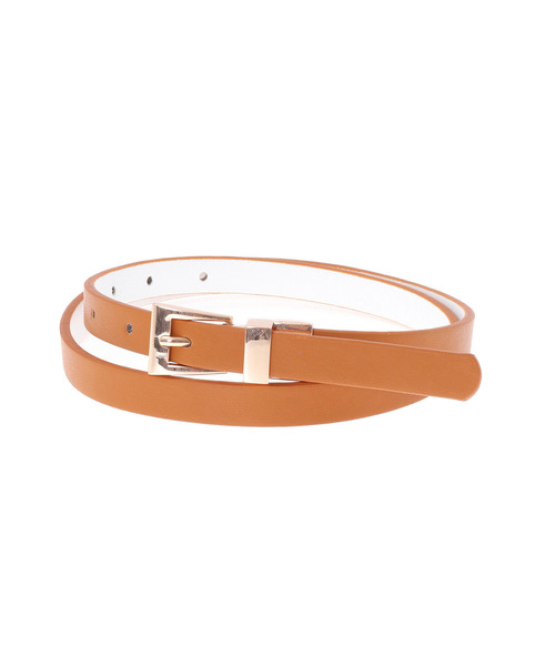 The Virgnia（ザ ヴァージニア）の「リバーシブル細ベルト（ベルト・レディース・ブラック/キャメル・FREE）」の2枚目の写真