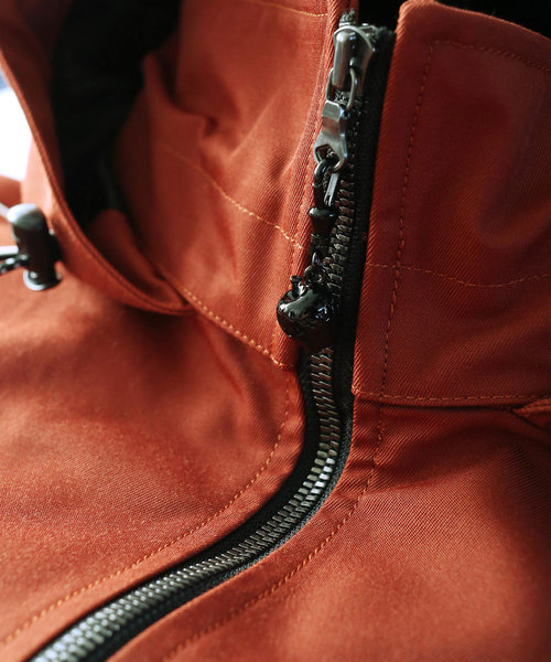 SHAREEF ジャケット・アウター レッド SHAREEF（シャリーフ）の「HOODIE JACKET（マウンテンパーカー）」 - WEAR