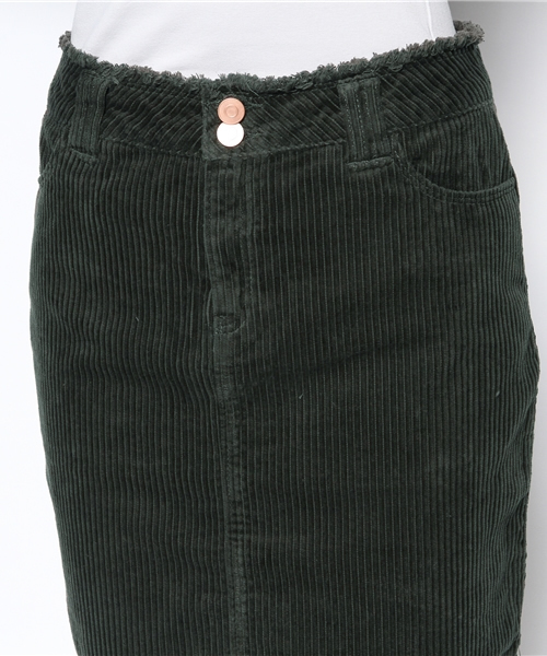 Kastane（カスタネ）の「【Kastane】コーデュロイSK（スカート・レディース・ダークグリーン・MEDIUM）」の2枚目の写真