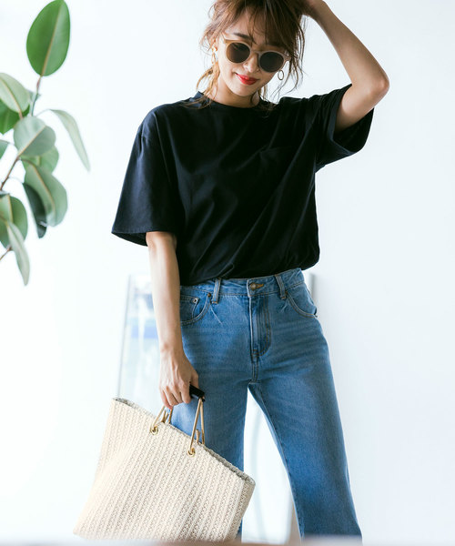 KOBE LETTUCE(コウベレタス)の「GOLDハンドルペーパーカゴバッグ(ハンドバッグ・レディース・アイボリー/ブラウン/ブラック・FREE)」の2枚目の写真