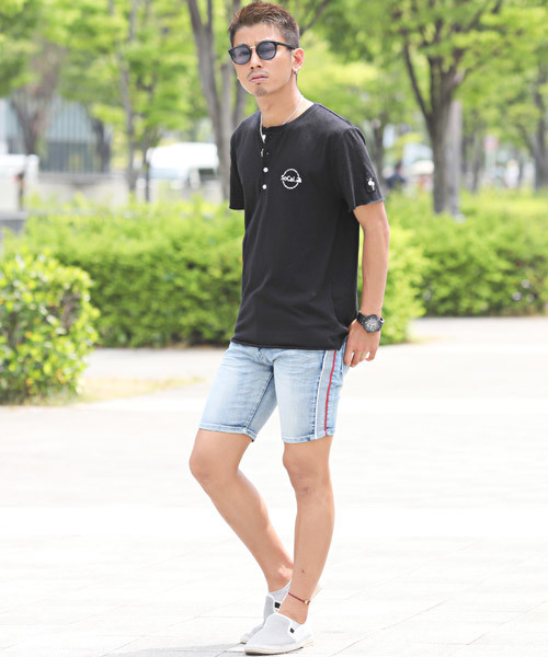 LUXSTYLE(ラグスタイル)の「ロゴラウンドモチーフアンクレット(アンクレット・メンズ・ブラック/ブラウン/レッド/グレー/ベージュ/ブルー・FREE)」の18枚目の写真