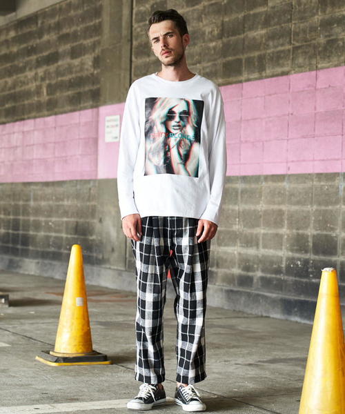 JACKROSE（ジャックローズ）の「JE-ネガフォト・レディーロンT（Tシャツ/カットソー・メンズ・ホワイト/ブラック・M/L）」の19枚目の写真