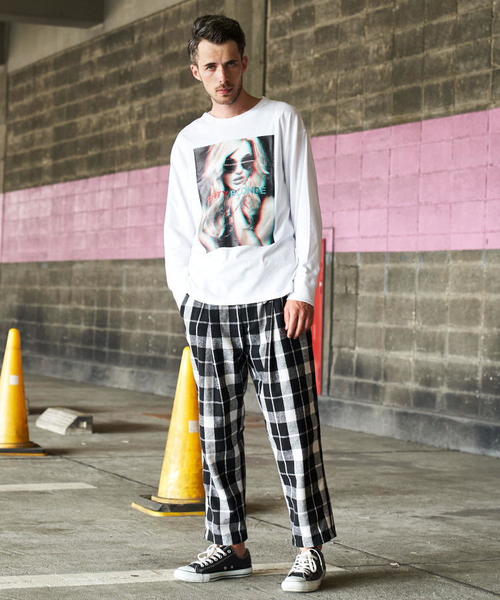 JACKROSE（ジャックローズ）の「JE-ネガフォト・レディーロンT（Tシャツ/カットソー・メンズ・ホワイト/ブラック・M/L）」の22枚目の写真