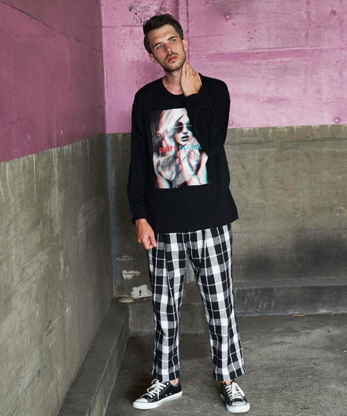 JACKROSE（ジャックローズ）の「JE-ネガフォト・レディーロンT（Tシャツ/カットソー・メンズ・ホワイト/ブラック・M/L）」の13枚目の写真