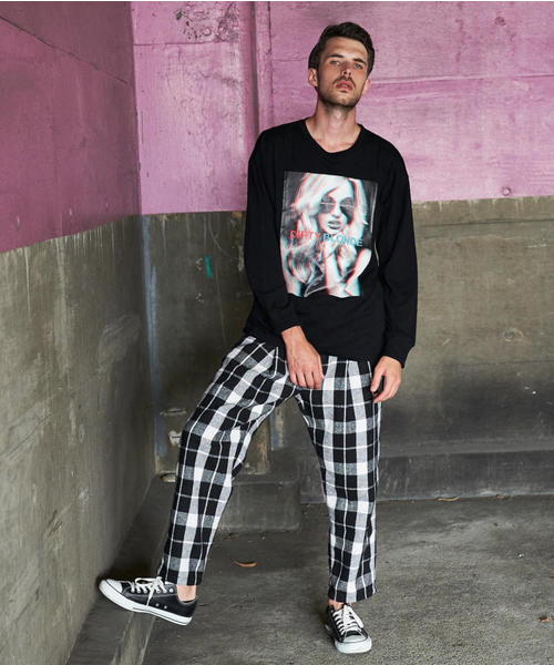 JACKROSE（ジャックローズ）の「JE-ネガフォト・レディーロンT（Tシャツ/カットソー・メンズ・ホワイト/ブラック・M/L）」の15枚目の写真