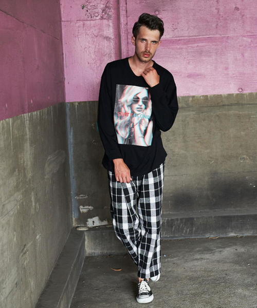 JACKROSE（ジャックローズ）の「JE-ネガフォト・レディーロンT（Tシャツ/カットソー・メンズ・ホワイト/ブラック・M/L）」の16枚目の写真