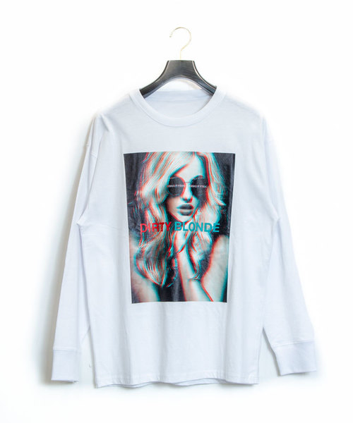 JACKROSE（ジャックローズ）の「JE-ネガフォト・レディーロンT（Tシャツ/カットソー・メンズ・ホワイト/ブラック・M/L）」の17枚目の写真