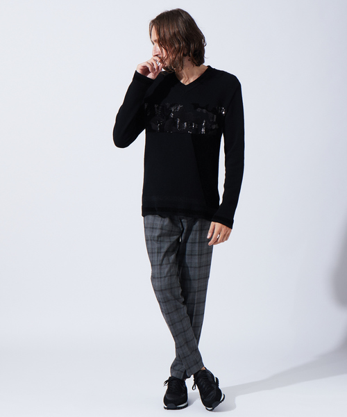 5351 POUR LES HOMMES(ゴーサンゴーイチプールオム)の「ツイルグレンチェックパンツ(その他パンツ・メンズ・チャコールグレー/グレー・44/46/48)」の8枚目の写真