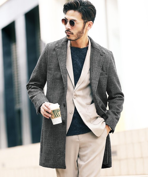 JIGGYS SHOP(ジギーズショップ)の「メルトン & ワッフル チェスターコート(チェスターコート)」|その他2