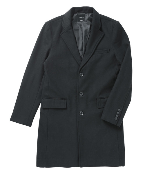 jiggys shop（ジギーズショップ）の「メルトン ロングコート スリム チェスターコート（チェスターコート・メンズ・ブラック/グレー/グレー系その他/グレー系その他2/ネイビー/キャメル/ブラウン系その他/ブラック系その他/ブラウン系その他2/グレー系その他4/ベージュ/ブラウン系その他3/グレー系その他3・SMALL/MEDIUM/LARGE/X-LARGE/XX-LARGE）」の20枚目の写真