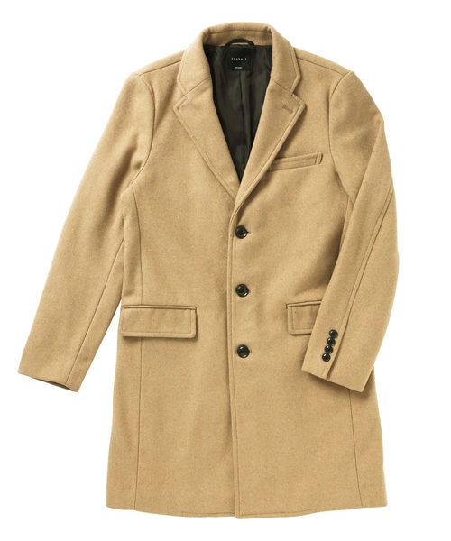 jiggys shop（ジギーズショップ）の「メルトン ロングコート スリム チェスターコート（チェスターコート・メンズ・ブラック/グレー/グレー系その他/グレー系その他2/ネイビー/キャメル/ブラウン系その他/ブラック系その他/ブラウン系その他2/グレー系その他4/ベージュ/ブラウン系その他3/グレー系その他3・SMALL/MEDIUM/LARGE/X-LARGE/XX-LARGE）」の14枚目の写真