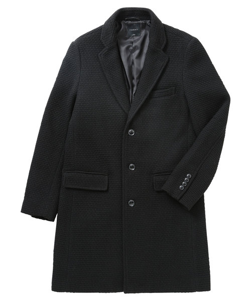 jiggys shop（ジギーズショップ）の「メルトン ロングコート スリム チェスターコート（チェスターコート・メンズ・ブラック/グレー/グレー系その他/グレー系その他2/ネイビー/キャメル/ブラウン系その他/ブラック系その他/ブラウン系その他2/グレー系その他4/ベージュ/ブラウン系その他3/グレー系その他3・SMALL/MEDIUM/LARGE/X-LARGE/XX-LARGE）」の21枚目の写真