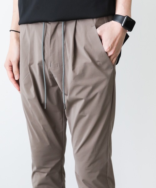 ATTACHMENT（アタッチメント）の「T400ハイゲージメモリージャージ50 1タックイージーパンツ（その他パンツ・メンズ・ブラック/グレー系その他・1/2/3）」の6枚目の写真
