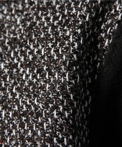 WEGO(ウィゴー)の「WEGO/ツイードブルゾン(ブルゾン・レディース・ブラック/ブルー・FREE)」の9枚目の写真