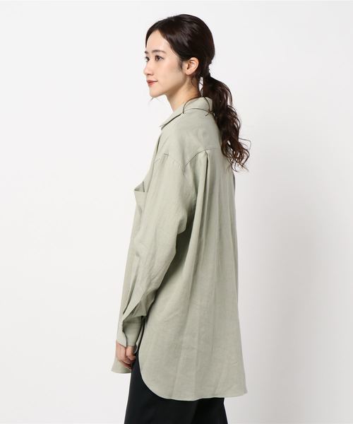 DouDou(ドゥドゥ)の「セットアップシャツ(シャツ/ブラウス・レディース・オフホワイト/ブルー系その他/グリーン系その他・FREE)」の5枚目の写真