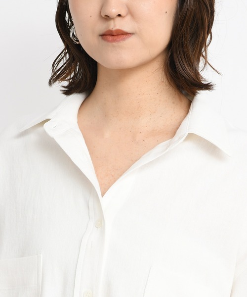 DouDou(ドゥドゥ)の「セットアップシャツ(シャツ/ブラウス・レディース・オフホワイト/ブルー系その他/グリーン系その他・FREE)」の9枚目の写真