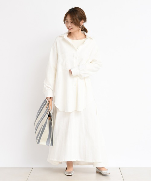 DouDou(ドゥドゥ)の「セットアップシャツ(シャツ/ブラウス・レディース・オフホワイト/ブルー系その他/グリーン系その他・FREE)」の15枚目の写真