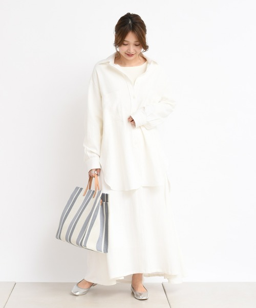 DouDou(ドゥドゥ)の「セットアップシャツ(シャツ/ブラウス・レディース・オフホワイト/ブルー系その他/グリーン系その他・FREE)」の16枚目の写真