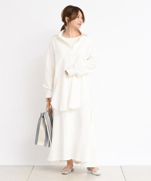 DouDou(ドゥドゥ)の「セットアップシャツ(シャツ/ブラウス・レディース・オフホワイト/ブルー系その他/グリーン系その他・FREE)」の17枚目の写真