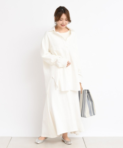 DouDou(ドゥドゥ)の「セットアップシャツ(シャツ/ブラウス・レディース・オフホワイト/ブルー系その他/グリーン系その他・FREE)」の13枚目の写真