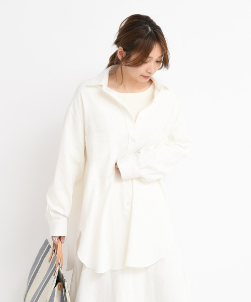 DouDou(ドゥドゥ)の「セットアップシャツ(シャツ/ブラウス・レディース・オフホワイト/ブルー系その他/グリーン系その他・FREE)」の22枚目の写真