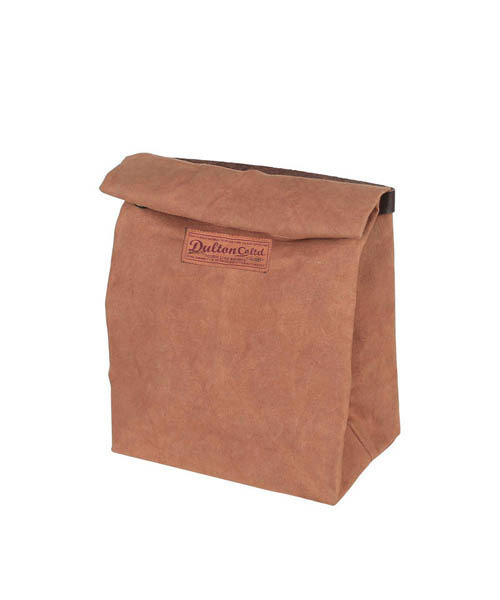 DULTON（ダルトン）の「WAX CANVAS LUNCH BAG/キャンバス生地 ランチバッグ（お弁当箱・メンズ・オリーブ/キャメル・FREE）」の4枚目の写真