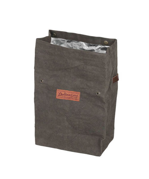 DULTON（ダルトン）の「WAX CANVAS LUNCH BAG/キャンバス生地 ランチバッグ（お弁当箱・メンズ・オリーブ/キャメル・FREE）」の5枚目の写真