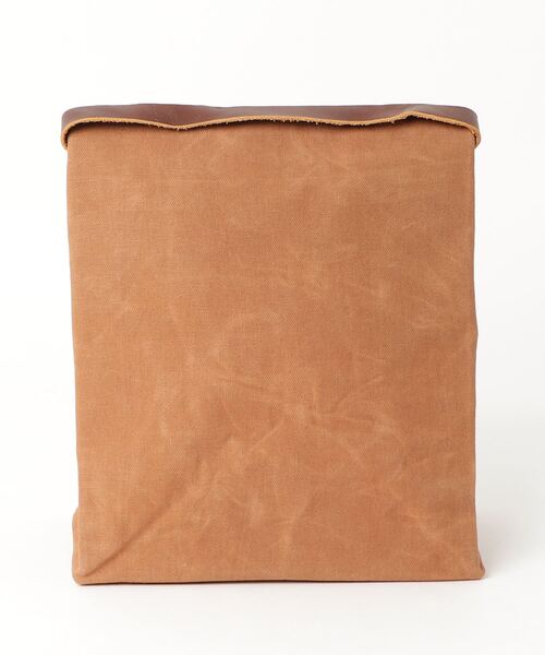 DULTON(ダルトン)の「WAX CANVAS LUNCH BAG/キャンバス生地 ランチバッグ 保冷(お弁当箱・メンズ・オリーブ/キャメル・FREE)」の10枚目の写真