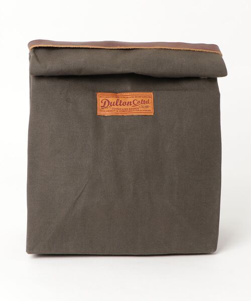 DULTON(ダルトン)の「WAX CANVAS LUNCH BAG/キャンバス生地 ランチバッグ 保冷(お弁当箱・メンズ・オリーブ/キャメル・FREE)」の11枚目の写真